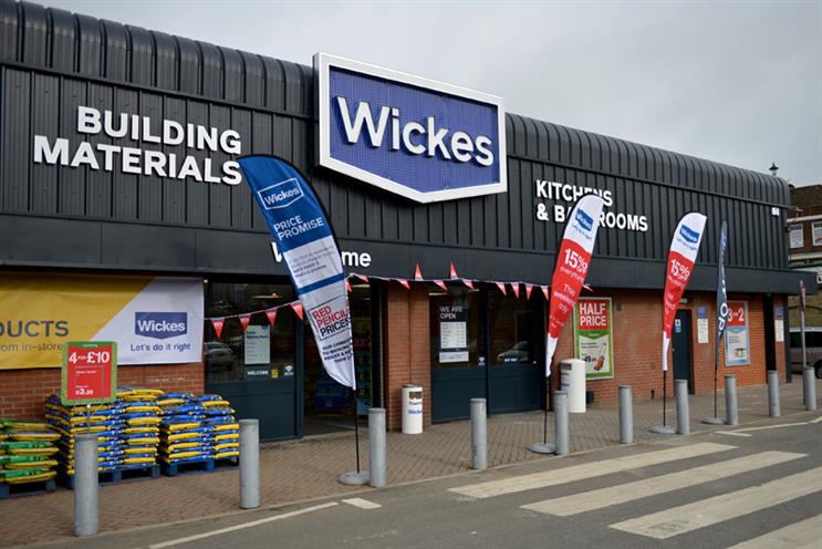 Wickes: takes over from British Gas as sponsor of Homes on 4
