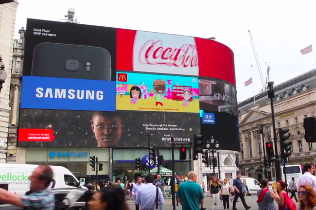Weber Shandwick ActionAid campaign: only UK nomination