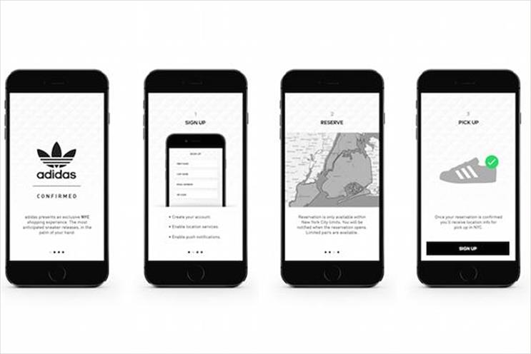 Adidas: launches Confirmed sneaker reservation app