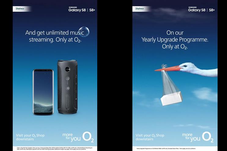 O2: runs outdoor radio campaign
