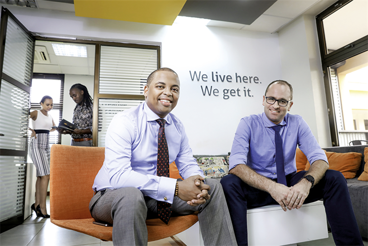 Rashid Tenga (left) and Cobus van Zyl