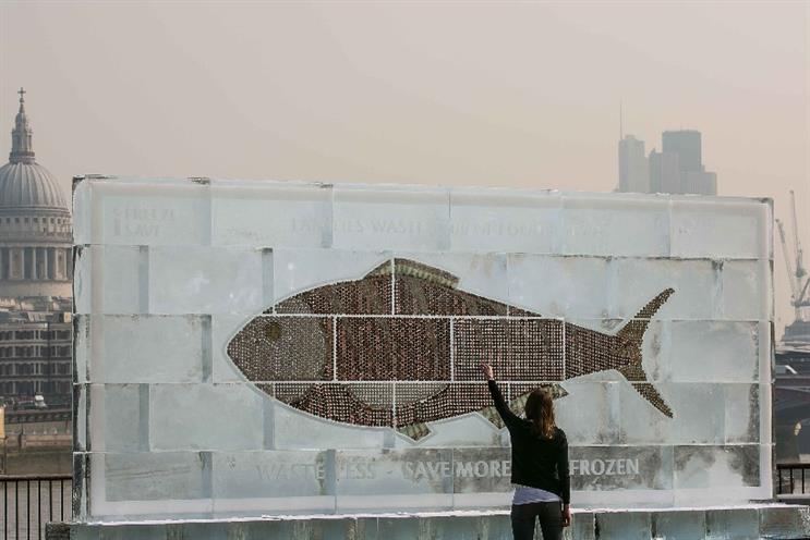 Birds Eye: dolling out cash from giant frozen billboard