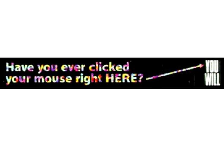 No 73: The first banner ad