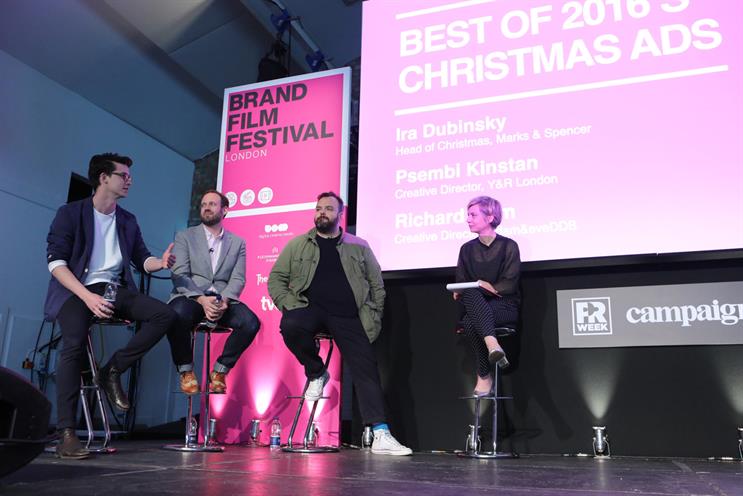 From left: Kinstan, Dubinsky, Brim and moderator Miranda Sawyer