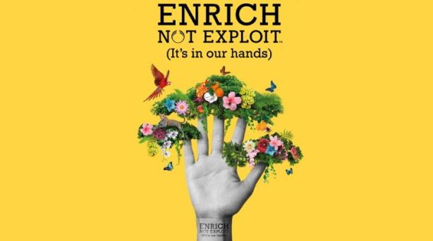 Body Shop's 'Enrich not exploit' campaign