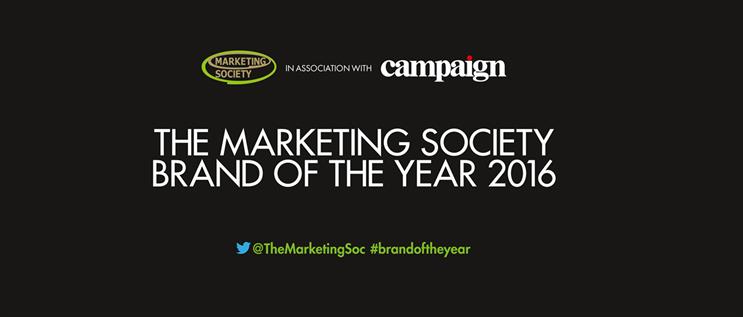 Vote for The Marketing Society Brand of the Year 2016