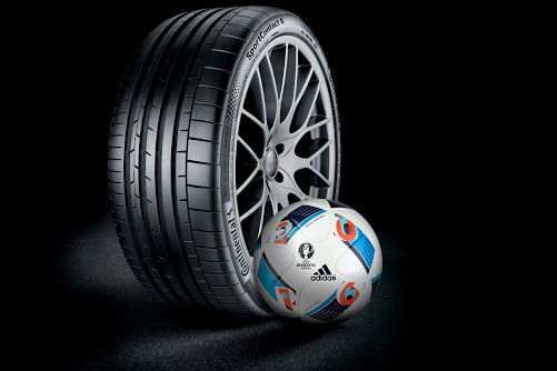 Continental: will provide tyres for team buses during Euro 2016