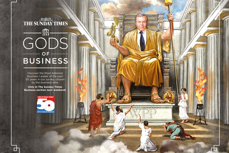 Sir Martin Sorrell in The Sunday Times