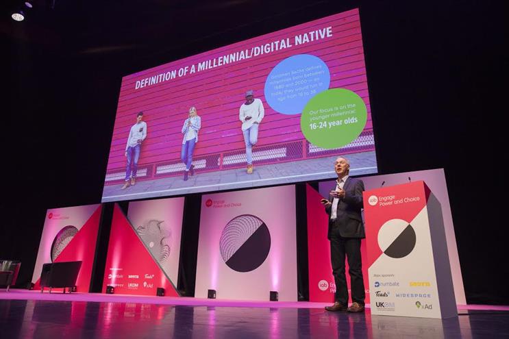 Chris Dobson: at the IAB Engage conference in London