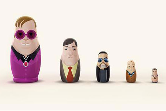 Gay icons: Mother protests against Russian homophobia with distinctive nesting dolls