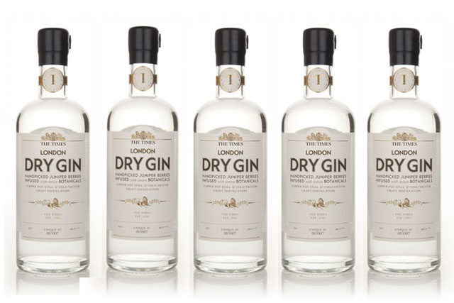 The Times London Dry Gin: the newspaper’s first foray into exclusive own-label drinks