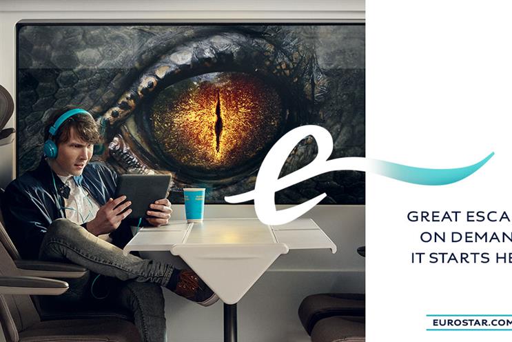 Eurostar: its above-the-line campaign shares the features of its new fleet
