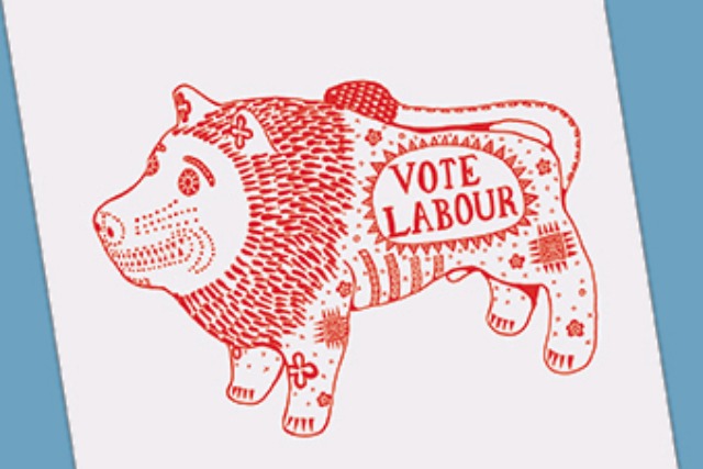 Grayson Perry: designed a limited edition bag for Labour supporters