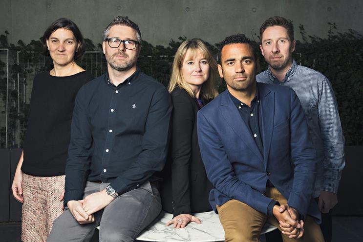 Grey Response: (l-r) Castrillo, Gainford, Eatson-Lloyd, Brown and Hopkins
