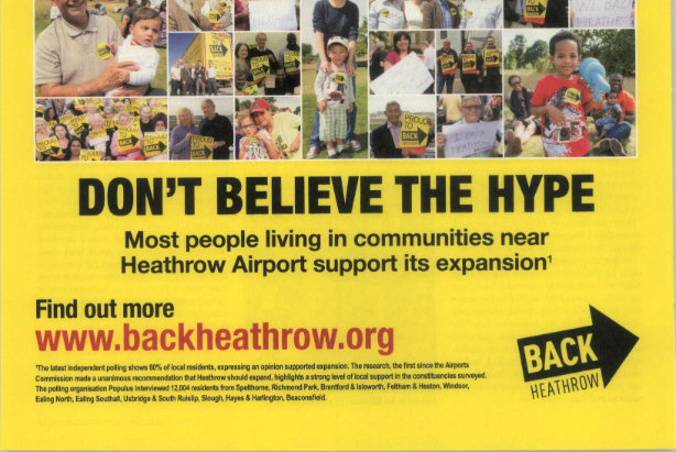 Heathrow: regional press ad banned by ASA