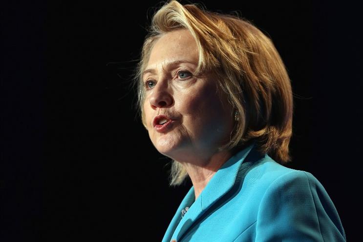 Hillary Clinton: turning to big brands to help build her image