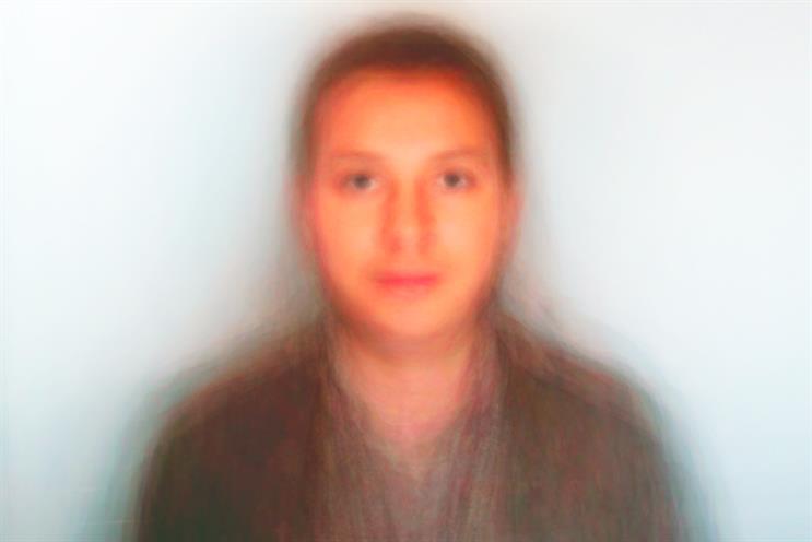 The 'face of advertising' revealed as a young white man