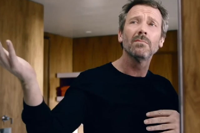 Hugh Laurie: stars in L'Oréal Paris Men Expert spot