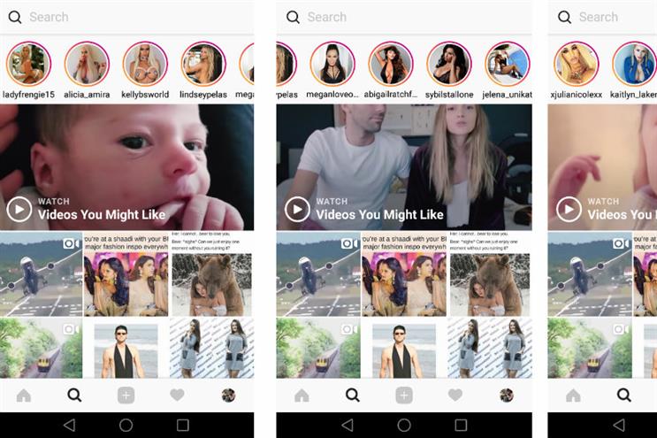 Instagram Stories: automatic suggestions can show inappropriate content