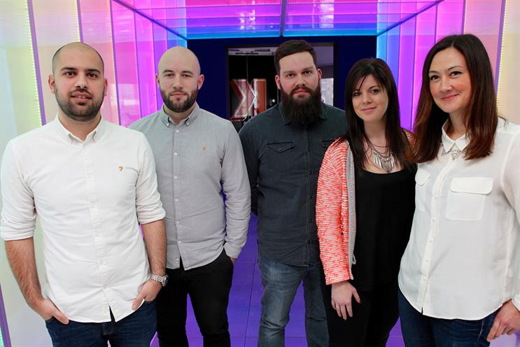 Karmarama: (l-r) Ioulianou, Agius, Crump, Murfitt, Jenkins