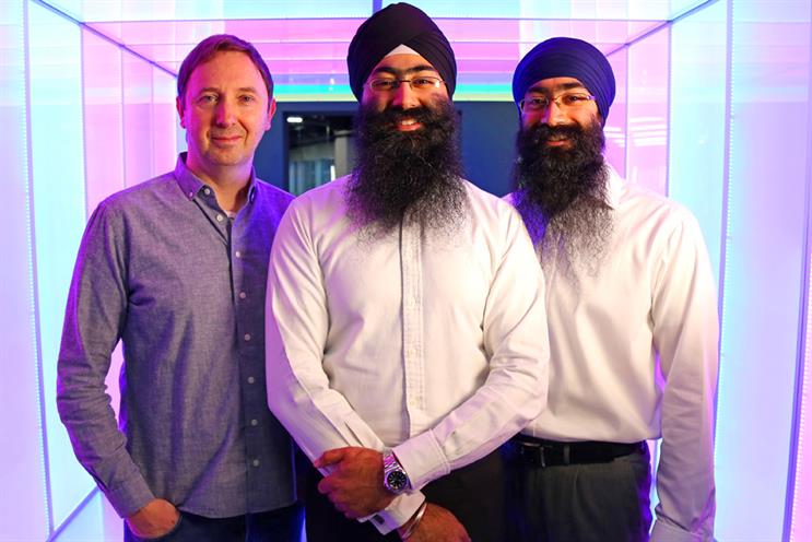 Karmarama: Nik Studzinski, Amardeep Singh Shakhon and Gurmit Singh Shakhon