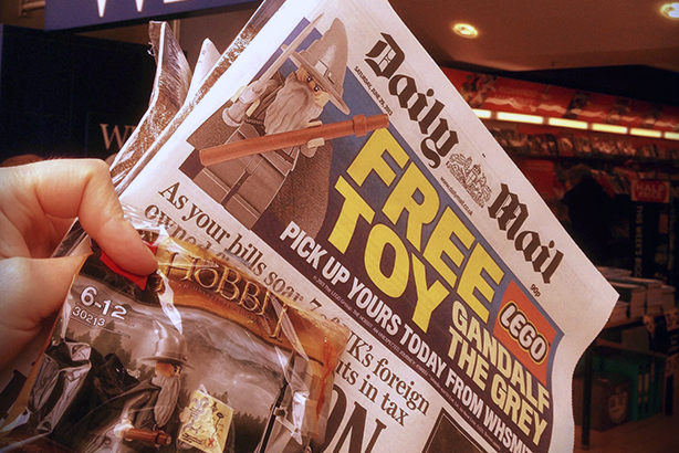Lego's ongoing promotion with the Mail has come to an end, it says (Credit: Rex/Shutterstock)