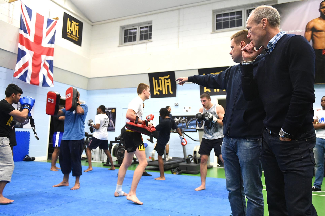 Reebok: president Matt O'Toole and ex-boxer Luke Dowdney team up