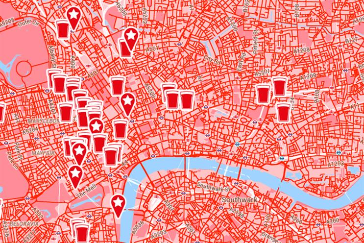 The Red Brick Road: maps adland’s pubs