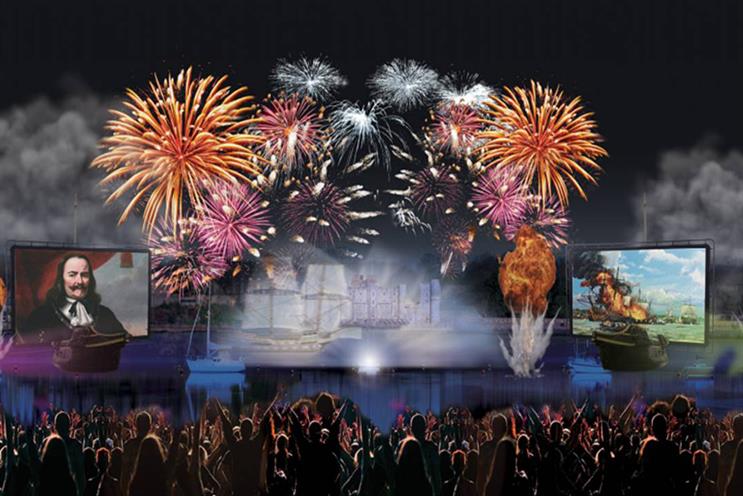 An artist’s impression of the event in June 2017