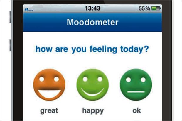 Muabloo: created the Moodometer app for the NHS in 2011