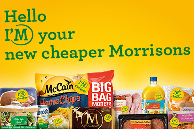 Morrisons: unveils campaign to promote the supermarket as la ower-priced retailer