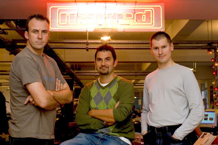 Naked founders: John Harlow, Jon Wilkins and Will Collin