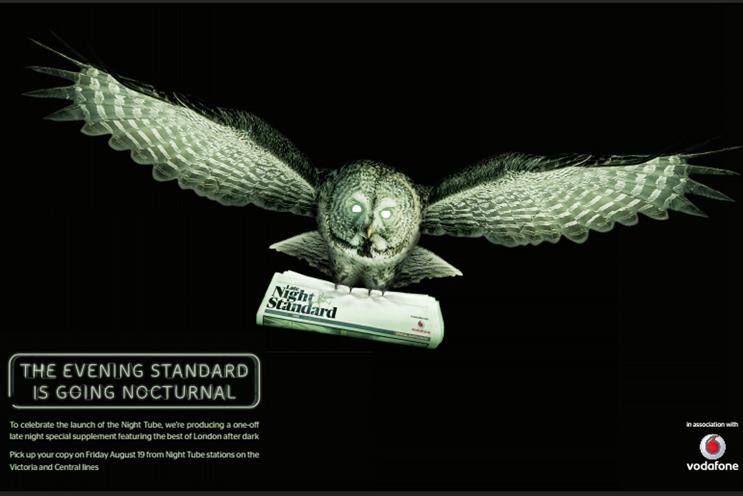 Late Night Standard: WCRS has created an ad promoting the one-off edition