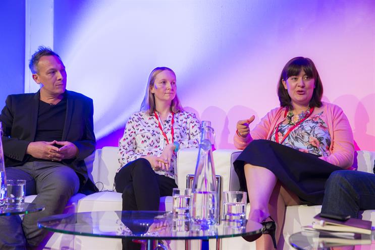 Media360 panel: (from left to right) Hurrell, Brown and Snell