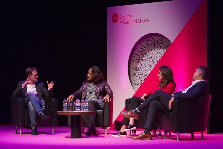 IAB Engage: (left to right) Adrian Barrick, Karen Blackett, Helen McRae, Matt Adams
