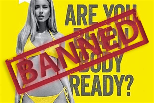 Protein World: banned UK ad appears in New York