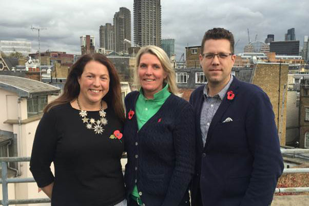 Pure Media (L-R): Katy Clarkson, Tara Marus and Paul Capleton