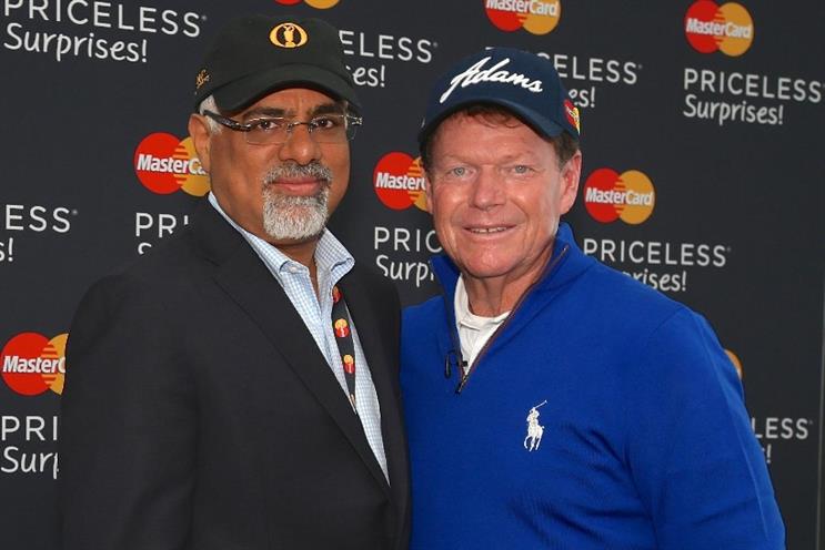 Raja Rajamannar and Tom Watson: attend the #HatsOffToTom tribute at The Open Championship 2015