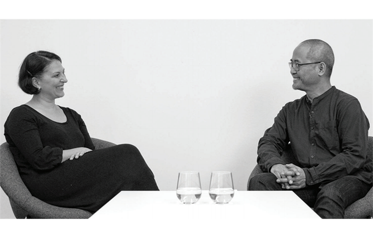 Rosa Riera, VP of Employer Branding and Social Innovation at Siemens (left), and Andrew Lam-Po-Tang, Executive Director, Business Transformation, R/GA London