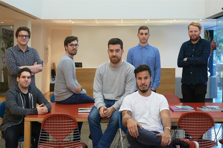 Mills, Butterfield, Whiteside, Moron, Hernandez, Robinson and Ross-Edwards (l-r): new additions to Saatchis’ creative line-up
