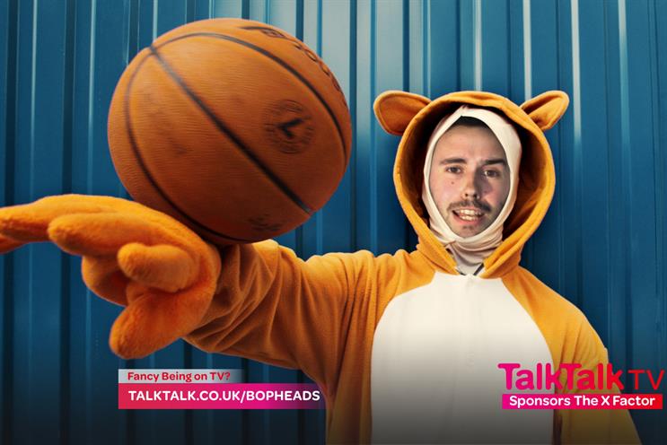 TalkTalk: no X Factor idents for second week in a row tomorrow