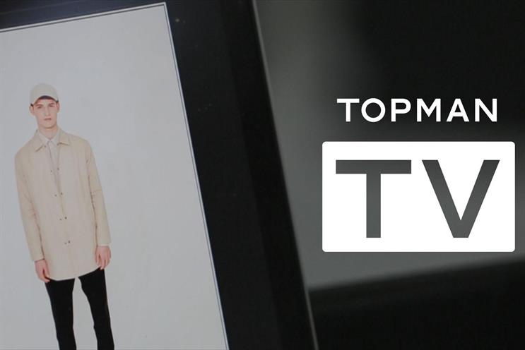 Topman: launched a YouTube channel, Topman TV, last year