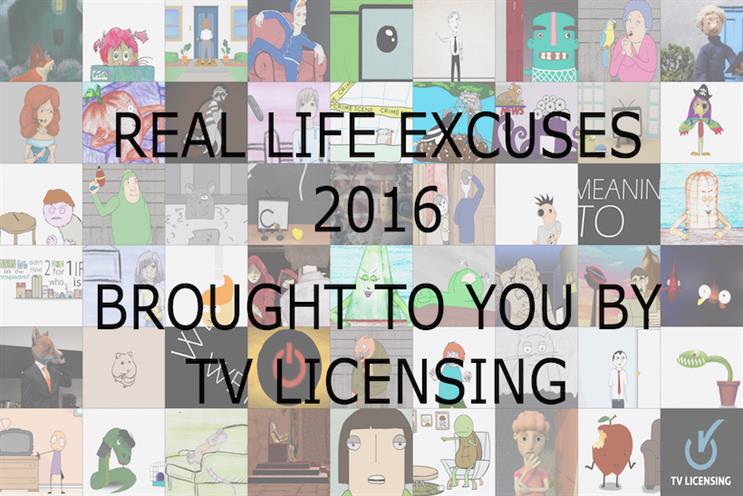 TV Licensing: it ran a competition for animation students