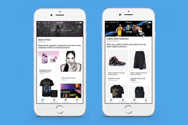 Twitter shopping: brands can create 'collections' of products