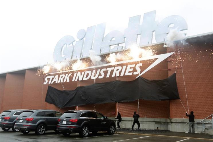 Gillette: partnered with 'Stark Industries' in R&D collaboration