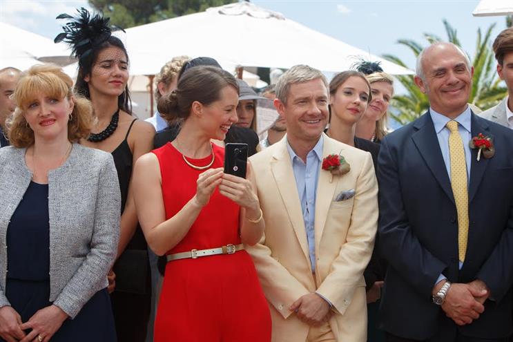 Vodafone: Martin Freeman will also feature in the brand's Christmas campaign this year