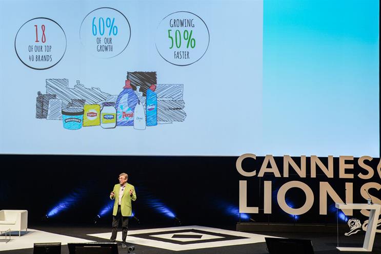 Unilever's Keith Weed: the CMO outlined his key focus areas