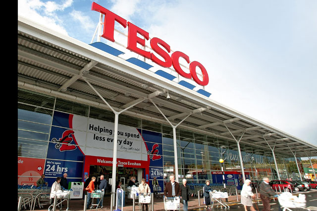 Tesco: third-quarter figures reveal fall in like-for-like sales