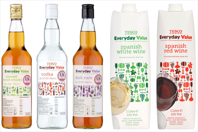 Tesco: Everyday Value alcohol range escaped censure