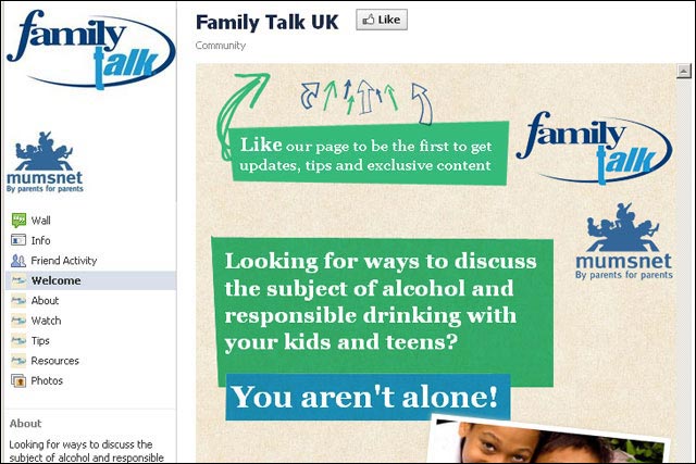 Family Talk UK: AB Inbev launches responsible drinking advice hub on Facebook
